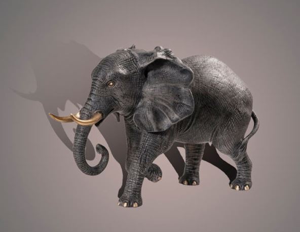 Bull Elephant Large Barry Stein